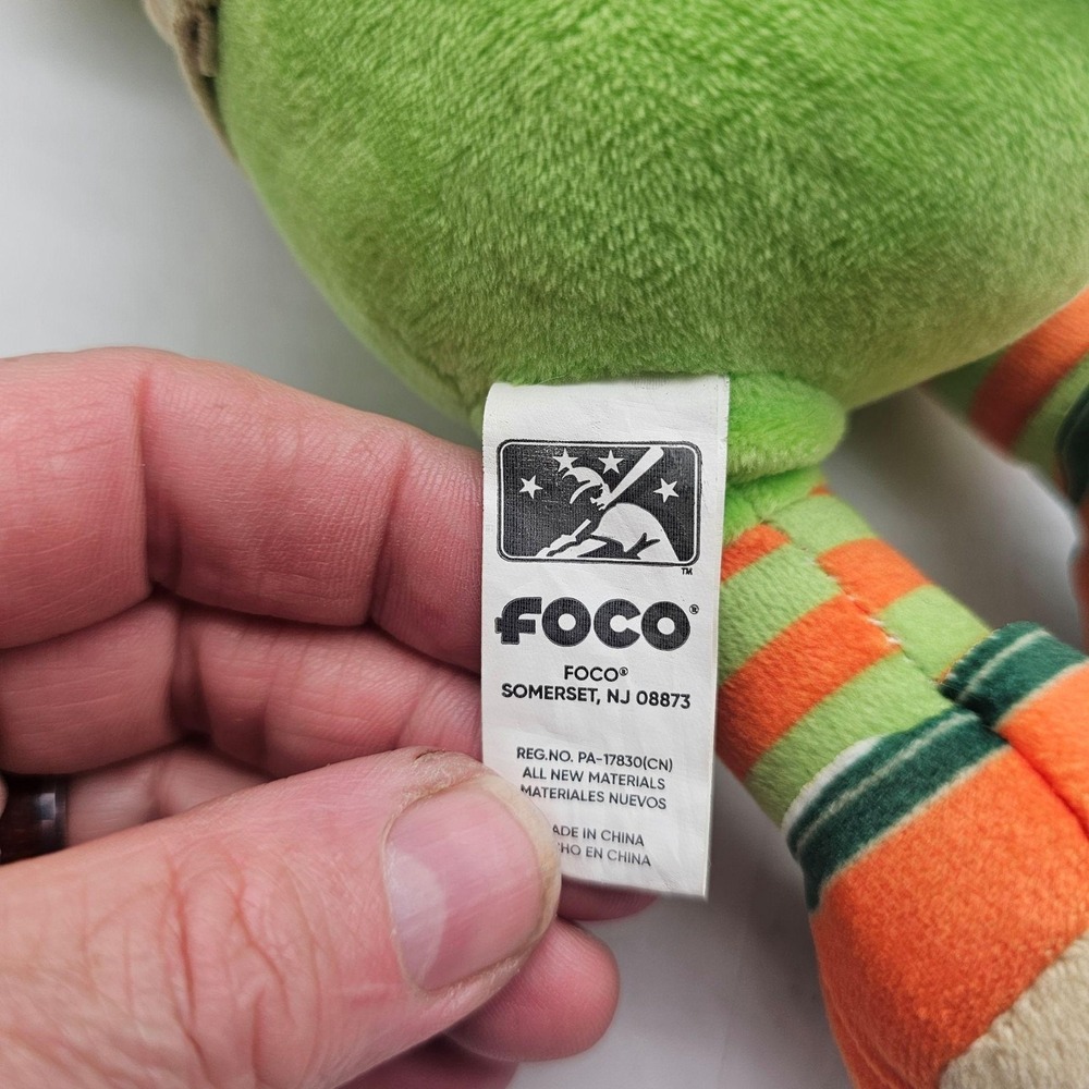 Greensboro Grasshoppers Plush One Size Green MILB Baseball Forever Collectibles - Picture 8 of 10